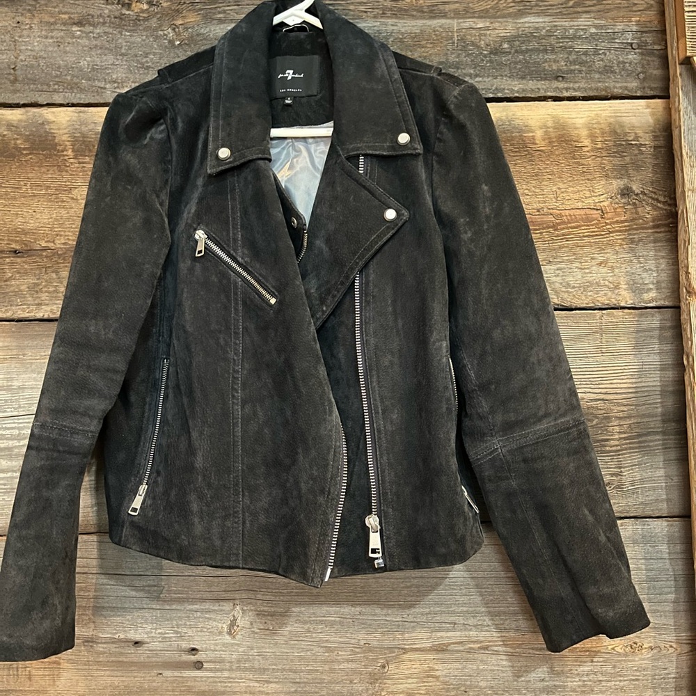 Black Suede Women's Jacket